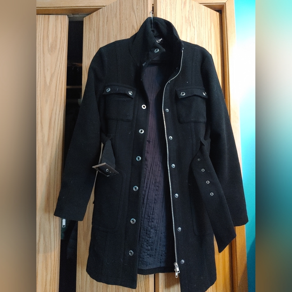 Wool Blend Pea Coat